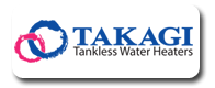We Install Takagi Tankless Water Heaters